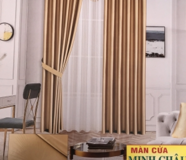 Màn vải gấm trơn